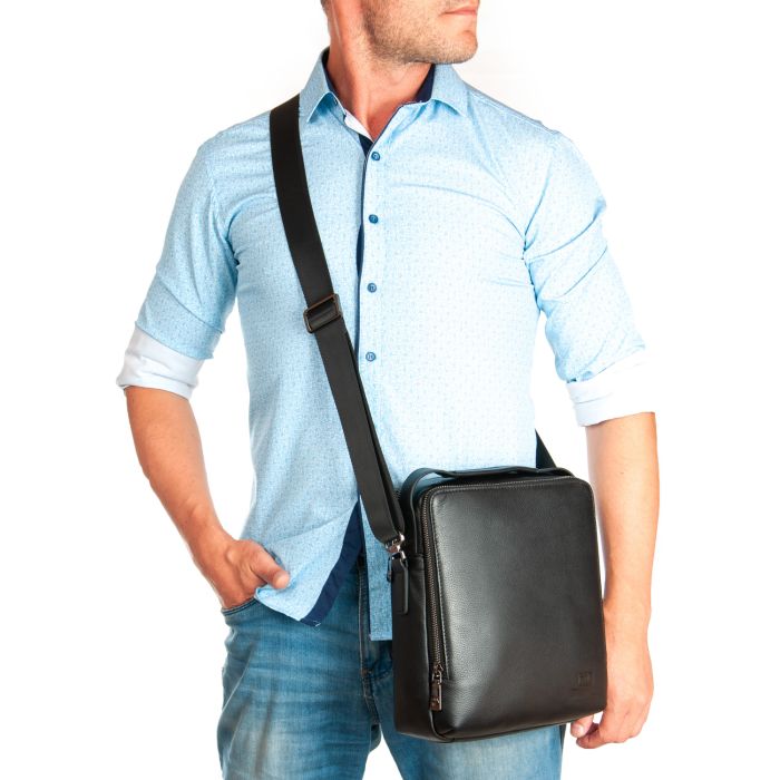 Сумка Мужская Планшет кожа BRETTON 3516-3 black