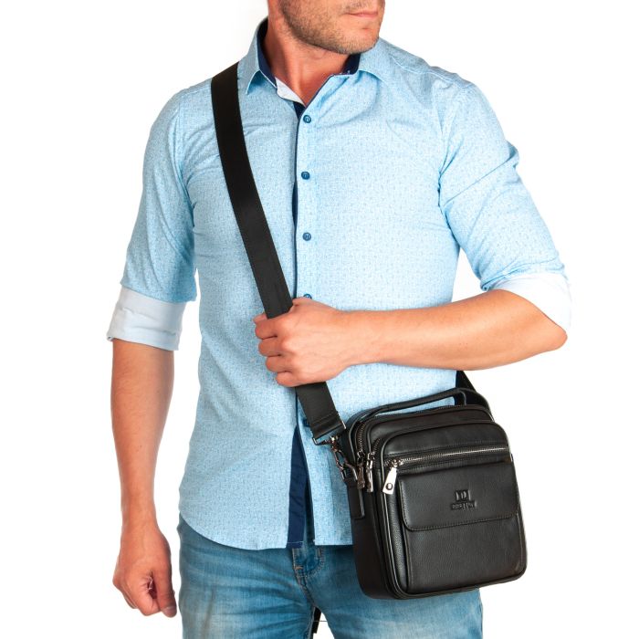Сумка Мужская Планшет кожа BRETTON 5015-6L black