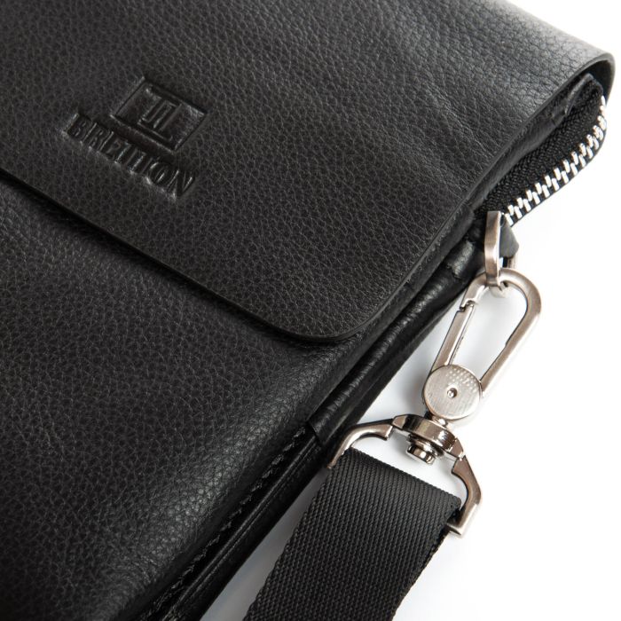 Сумка Мужская Планшет-пояс кожа BRETTON 1278-3 black
