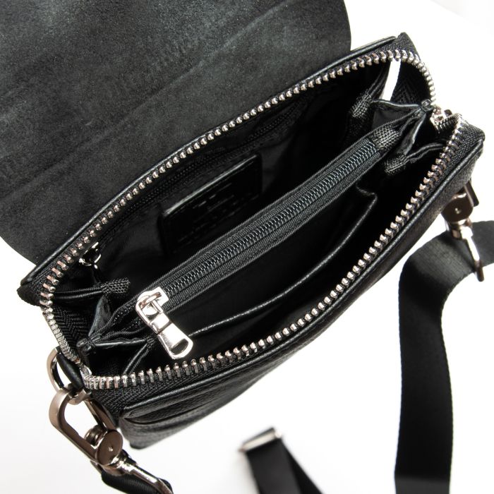 Сумка Мужская Планшет-пояс кожа BRETTON 1278-3 black