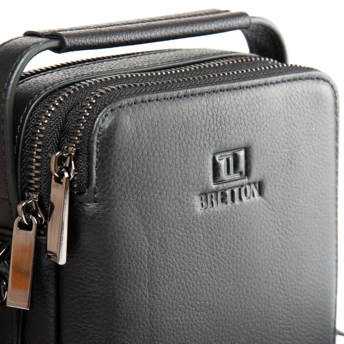 Сумка Мужская Планшет-пояс кожа BRETTON 407-95 black