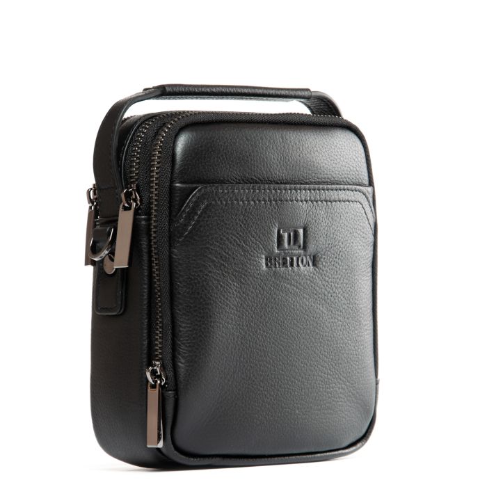 Сумка Мужская Планшет-пояс кожа BRETTON 407-97 black