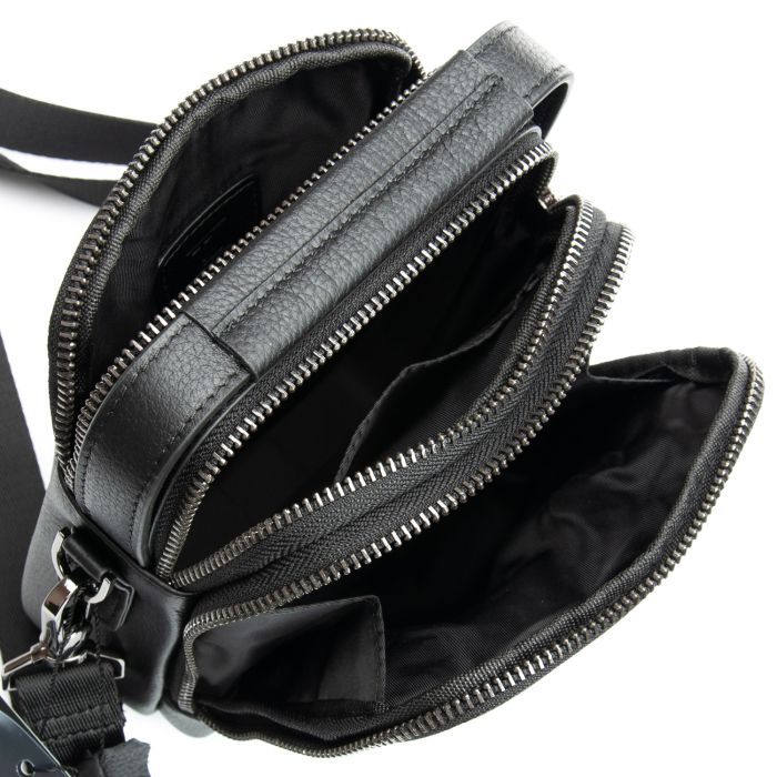 Сумка Мужская Планшет-пояс кожа BRETTON 407-98 black
