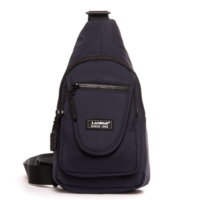Сумка Мужская На Плечо нейлон Lanpad 0936 blue бол