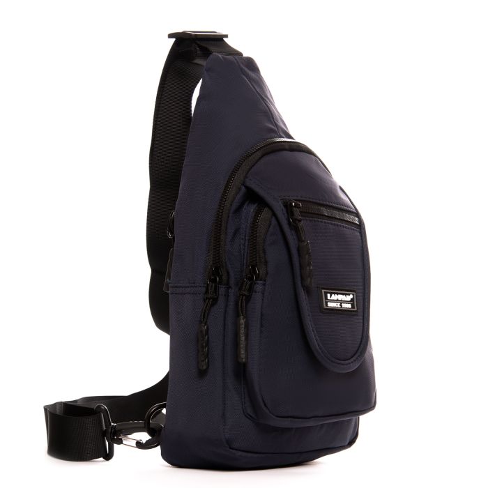 Сумка Мужская На Плечо нейлон Lanpad 0936 blue бол
