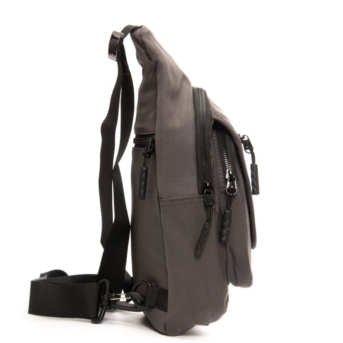 Сумка Мужская На Плечо нейлон Lanpad 0936 grey бол