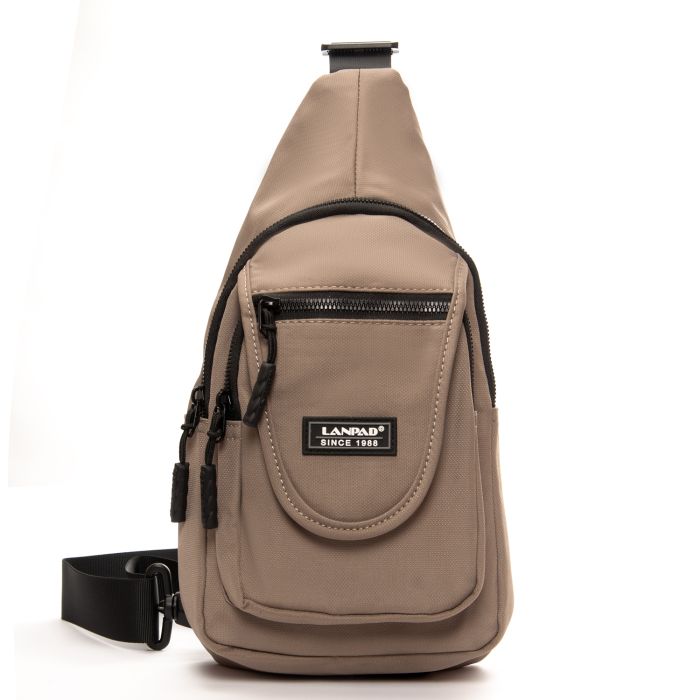 Сумка Мужская На Плечо нейлон Lanpad 0936 khaki бол