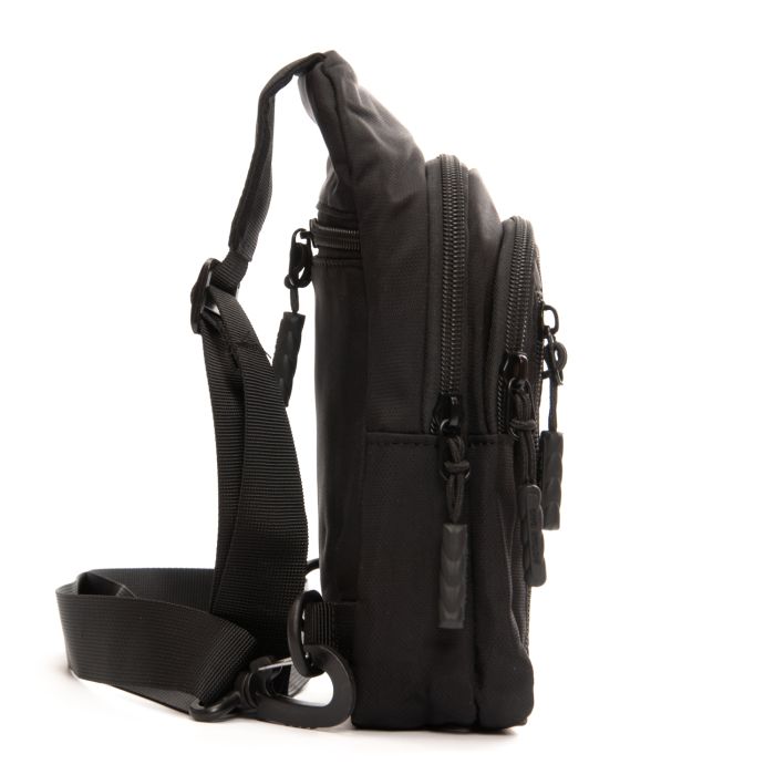 Сумка Мужская На Плечо нейлон Lanpad 20829 black мал