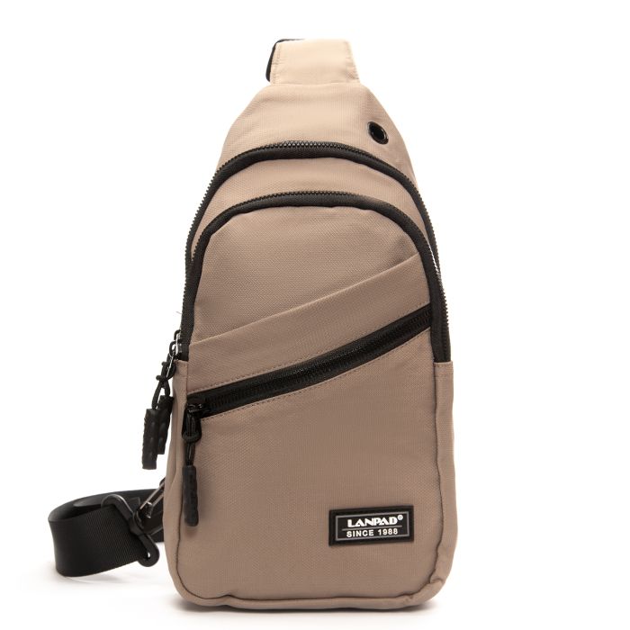 Сумка Мужская На Плечо нейлон Lanpad 83045 khaki бол