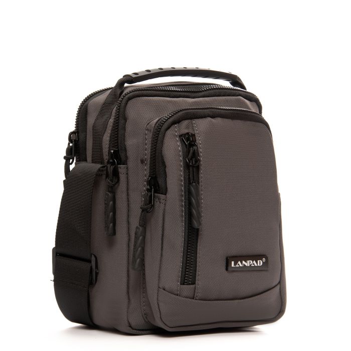 Сумка Мужская Планшет нейлон Lanpad A15057 grey мал