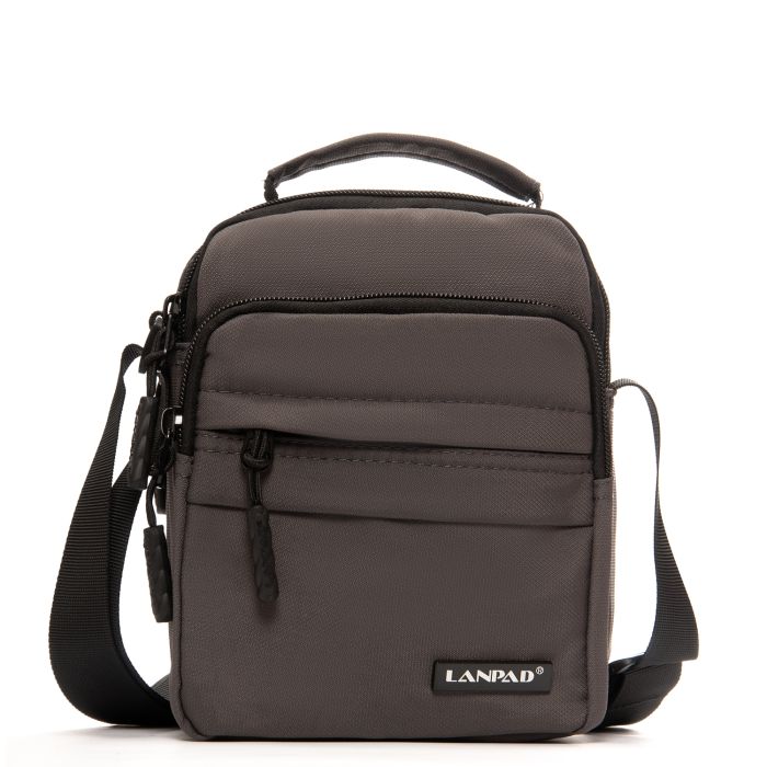 Сумка Мужская Планшет нейлон Lanpad A18043 grey мал