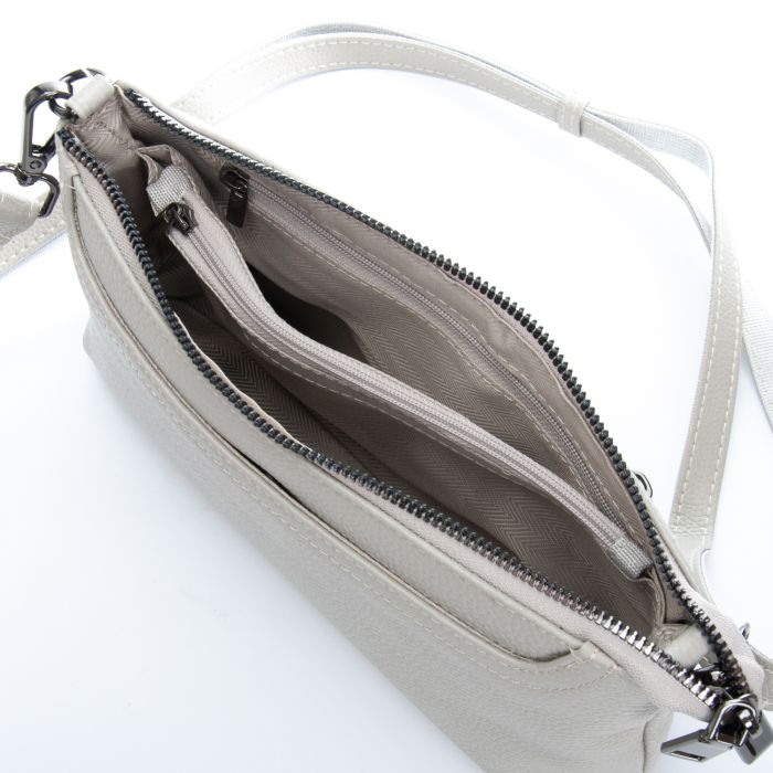 Сумка Женская Клатч кожа ALEX RAI 3092 pale grey
