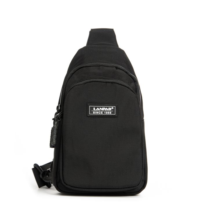 Сумка Мужская На Плечо нейлон Lanpad 86803 black мал