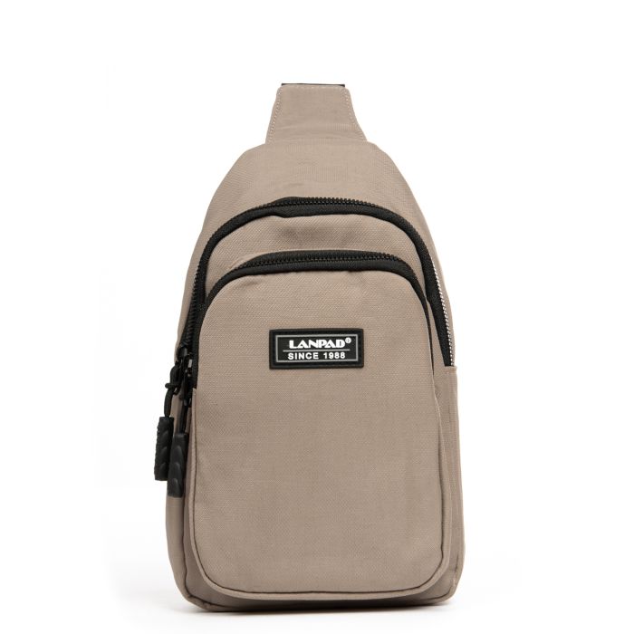 Сумка Мужская На Плечо нейлон Lanpad 86803 khaki мал