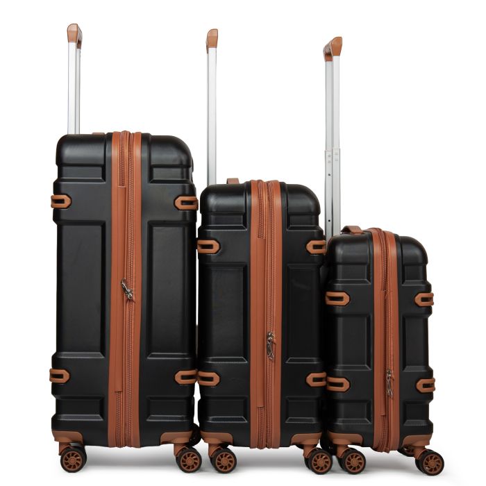 Дорожная Чемодан 31 ABS-пластик FASHION A17 black