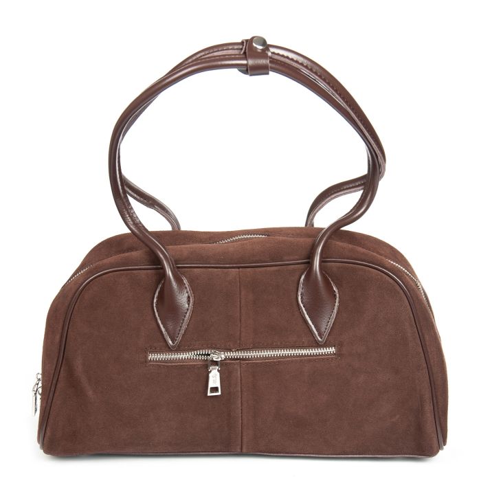 Сумка Женская Классическая замш ALEX RAI 8817 brown