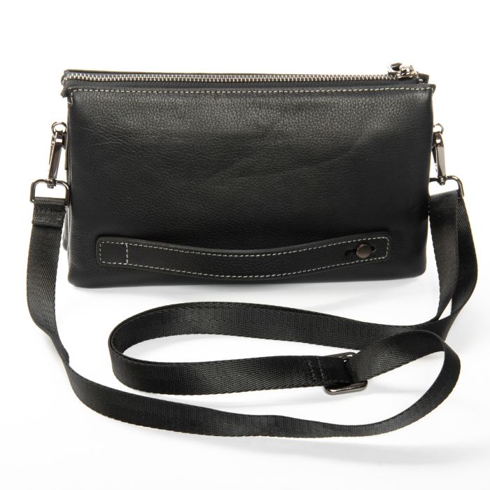 Сумка Мужская Барсетка кожа BRETTON 3637-10 black