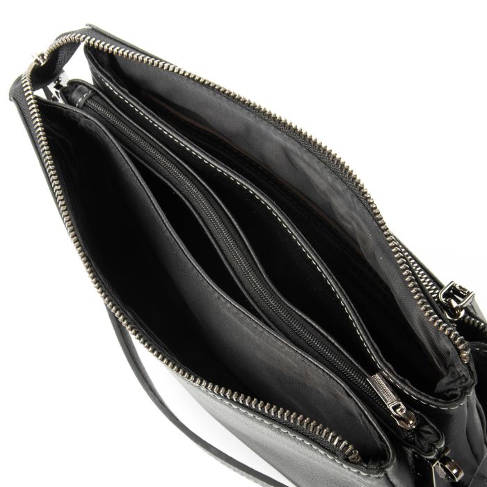 Сумка Мужская Барсетка кожа BRETTON 3637-10 black