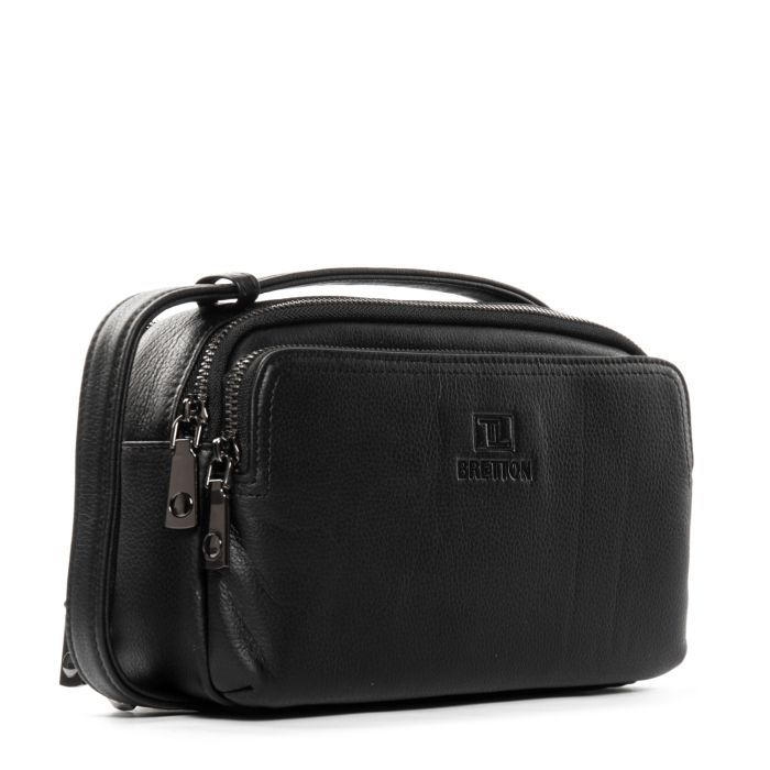 Сумка Мужская Барсетка кожа BRETTON 5270-144 black