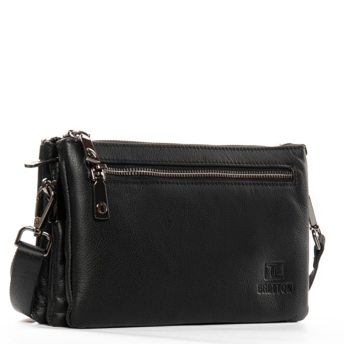 Сумка Мужская Барсетка кожа BRETTON 7935-273 black