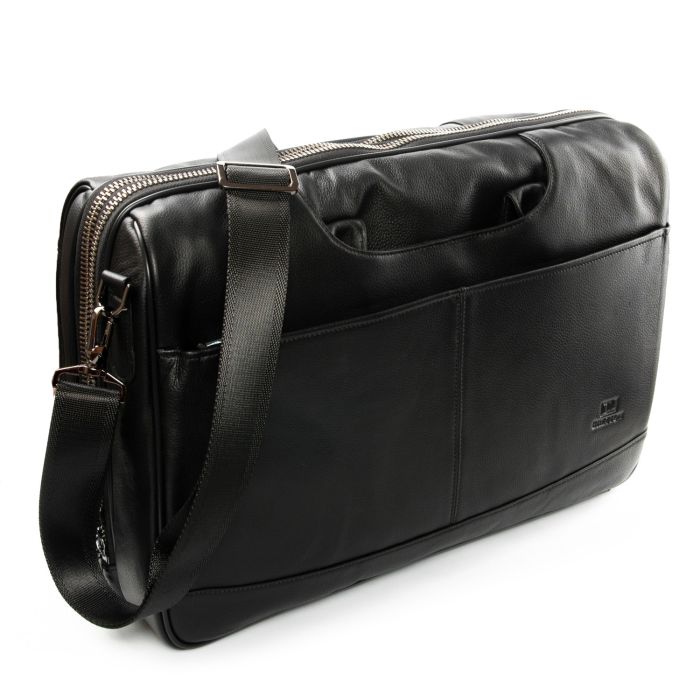 Сумка Мужская Дорожная кожа BRETTON 2897-18 black