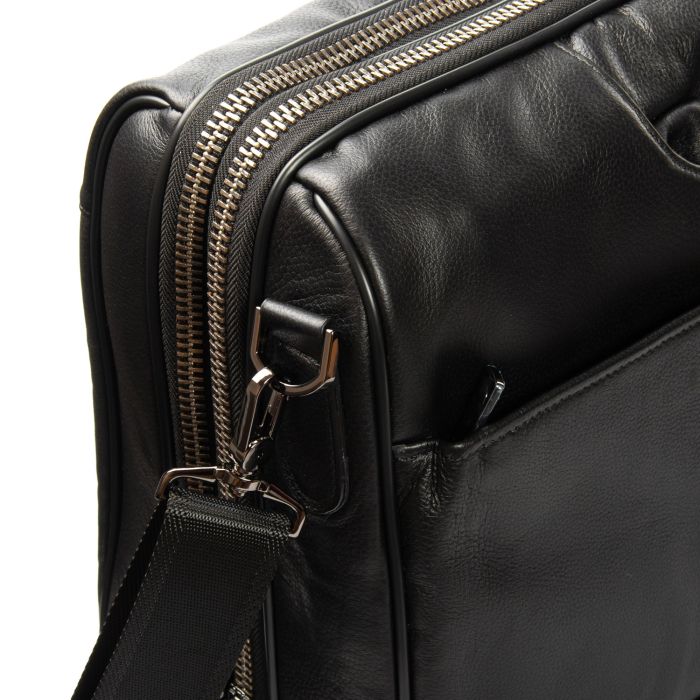 Сумка Мужская Дорожная кожа BRETTON 2897-18 black