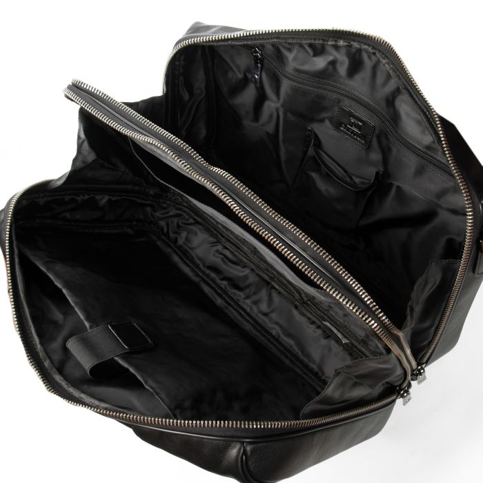 Сумка Мужская Дорожная кожа BRETTON 2897-18 black