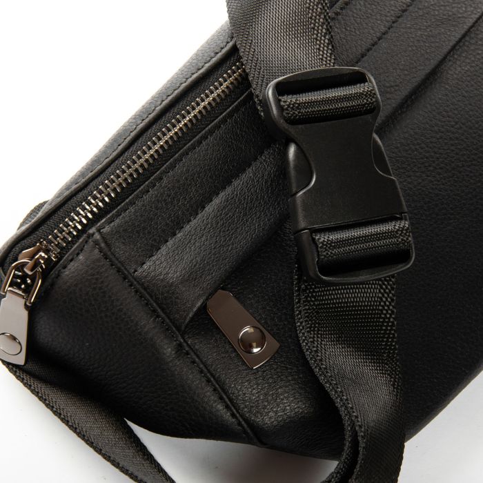 Сумка Мужская На пояс кожа BRETTON 8786-64 black