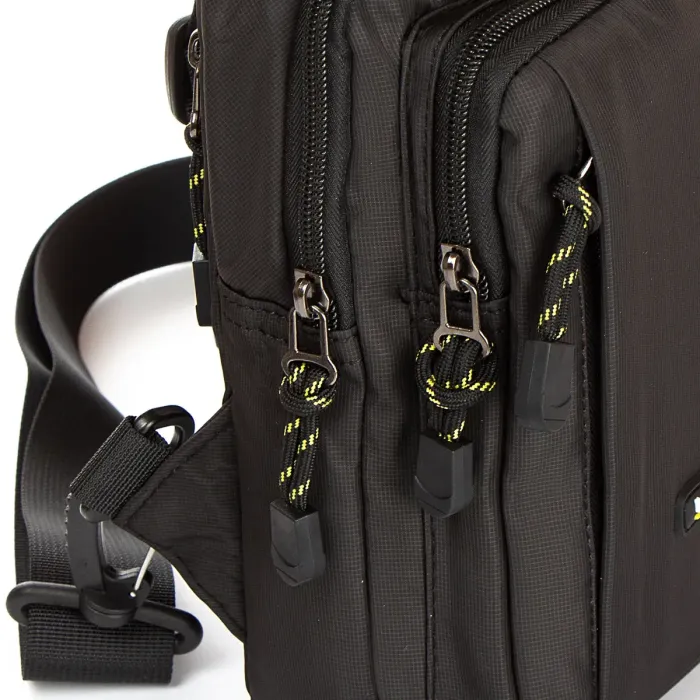 Сумка чоловіча на плече нейлон Lanpad 6035 black