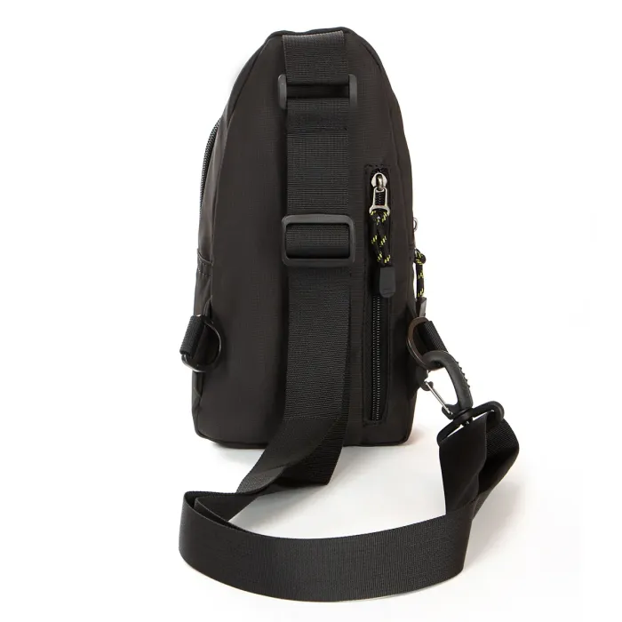 Сумка чоловіча на плече нейлон Lanpad 6035 black