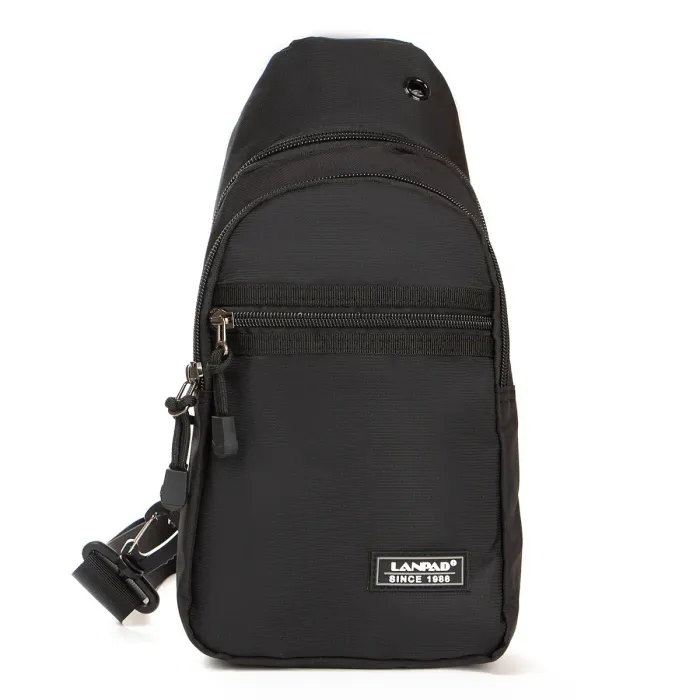 Сумка чоловіча на плече нейлон Lanpad 82050 black