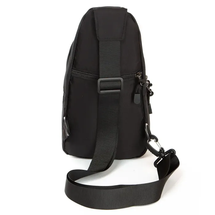 Сумка чоловіча на плече нейлон Lanpad 82050 black