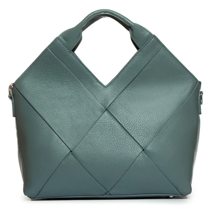 Сумка Класична шкіра ALEX RAI 2038-9 l-green