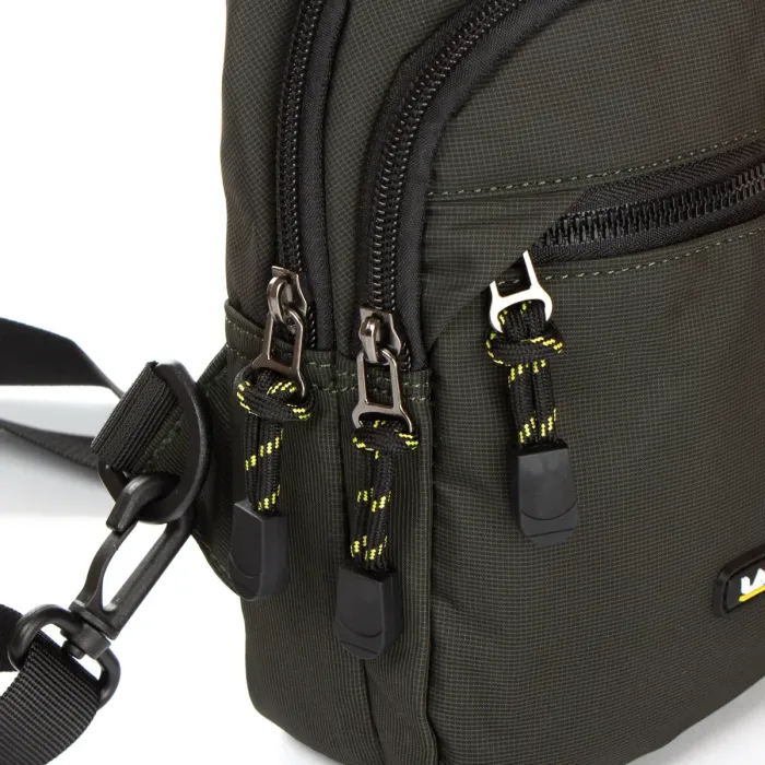 Сумка чоловіча на плече нейлон Lanpad 82060 green