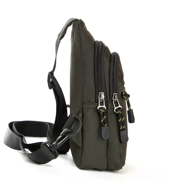 Сумка чоловіча на плече нейлон Lanpad 82060 green