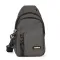 Сумка чоловіча на плече нейлон Lanpad 82056 grey