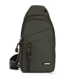 Сумка чоловіча на плече нейлон Lanpad 82055 green