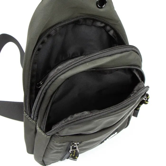 Сумка чоловіча на плече нейлон Lanpad 82055 green