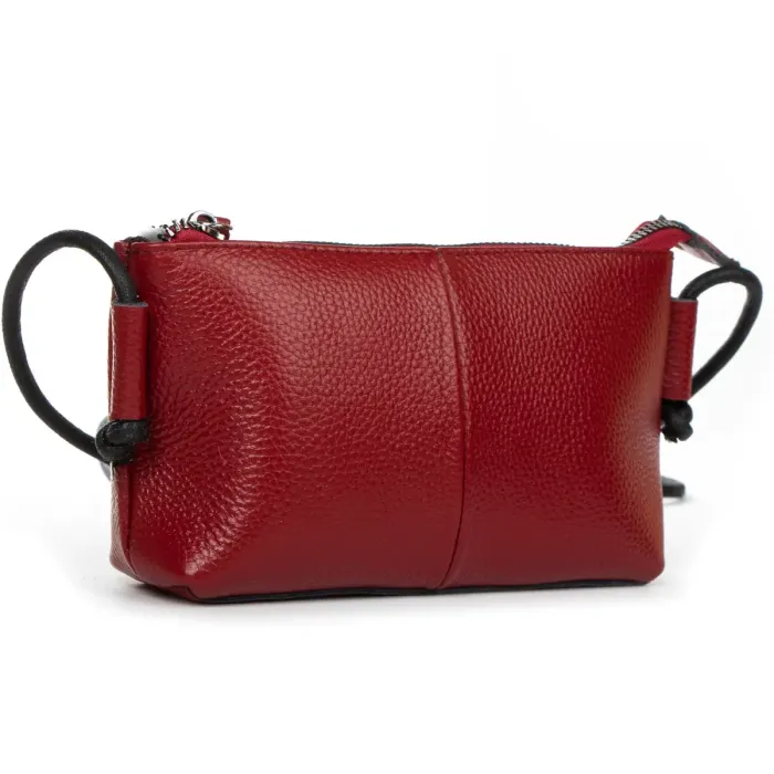 Сумка Женская Клатч кожа ALEX RAI 6003 bordo