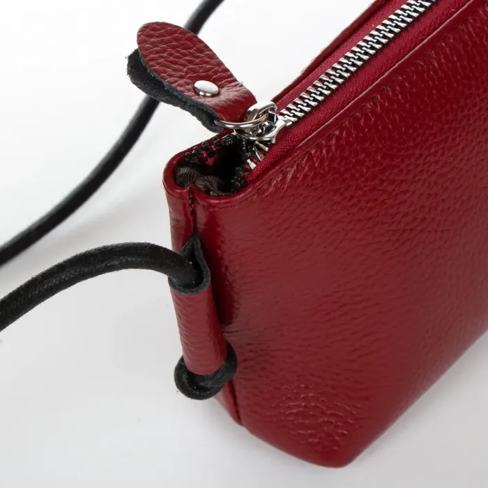 Сумка Женская Клатч кожа ALEX RAI 6003 bordo