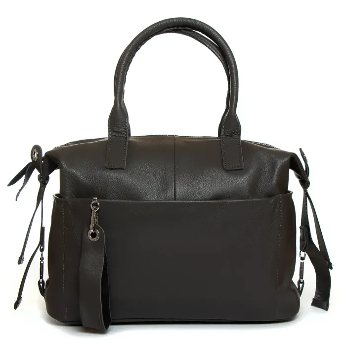 Сумка жіноча Класична шкіра ALEX RAI 8794-9 d-grey