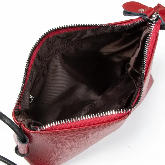 Сумка Женская Клатч кожа ALEX RAI 6003 bordo