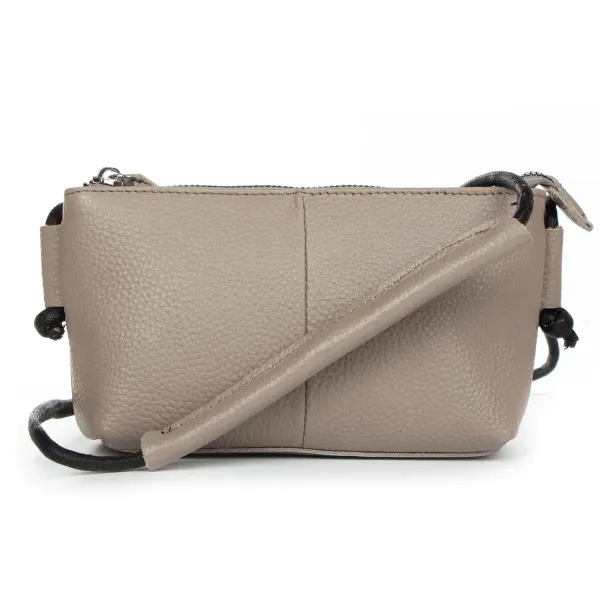 Сумка Клатч жіноча шкіра ALEX RAI 6003 L-grey