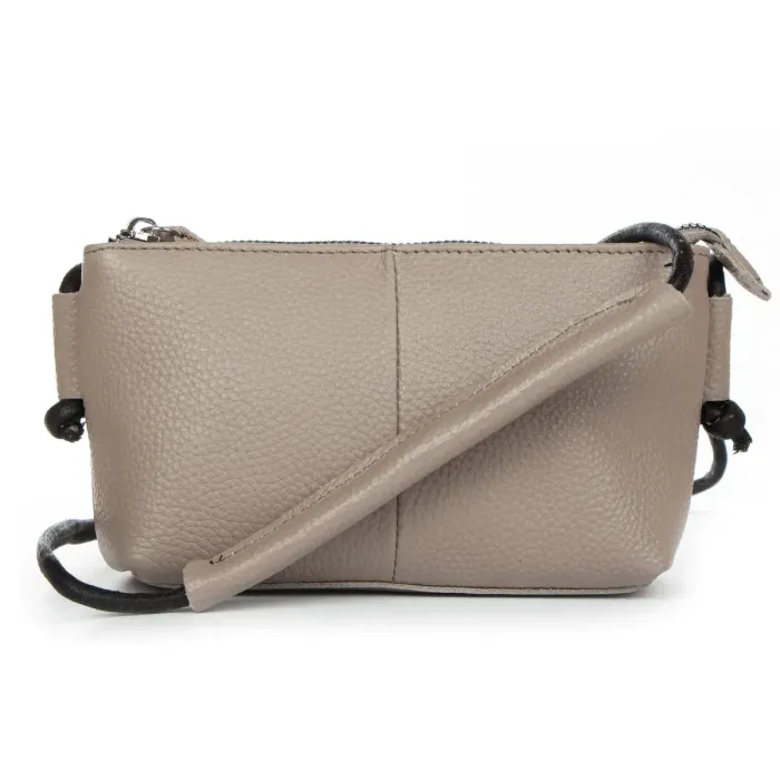 Сумка Клатч жіноча шкіра ALEX RAI 6003 L-grey