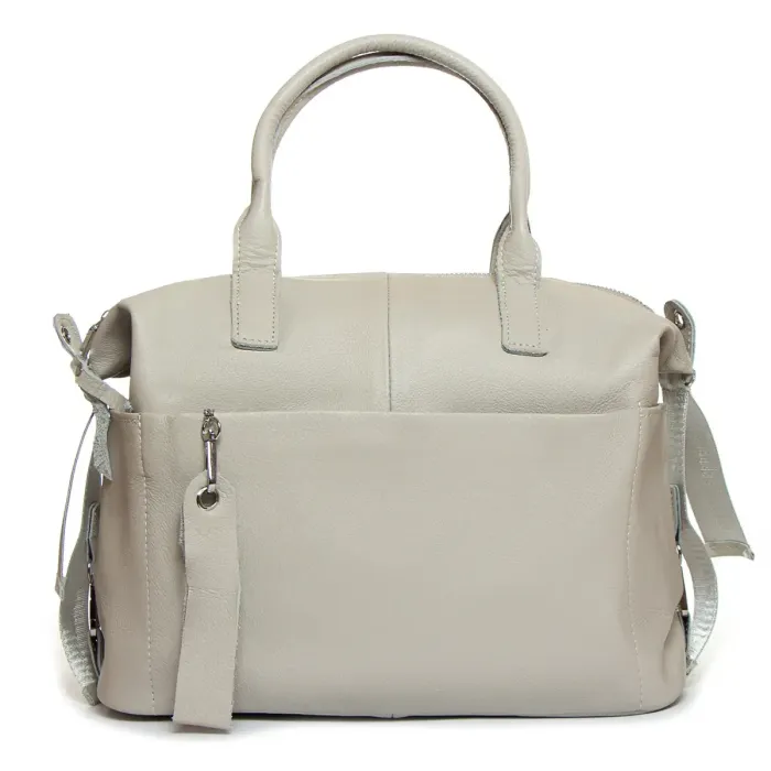 Сумка Жіноча Класична шкіра ALEX RAI 8794-9 grey-white