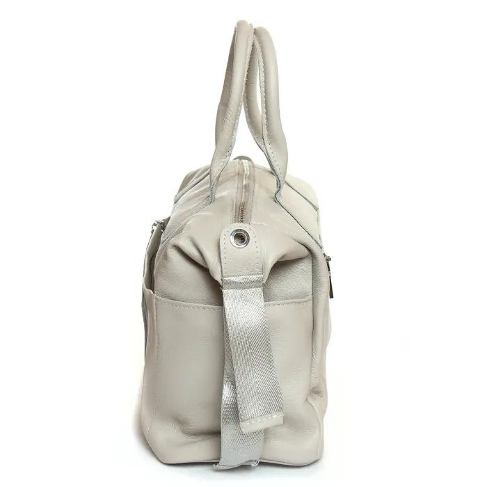 Сумка Жіноча Класична шкіра ALEX RAI 8794-9 grey-white