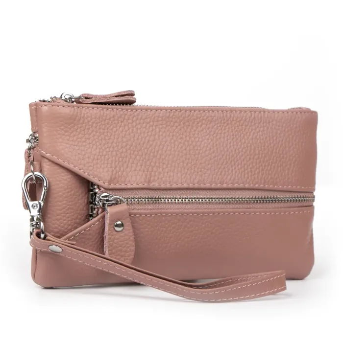 Косметичка кожа 6001-A pink