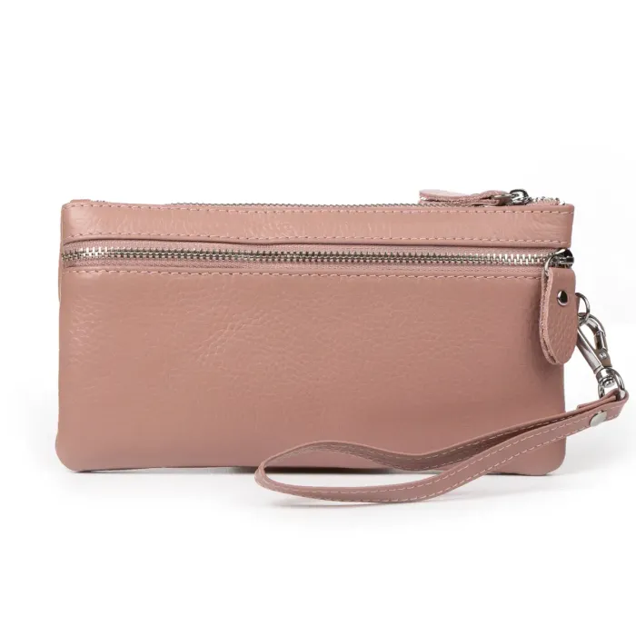 Косметичка кожа 6001-A pink