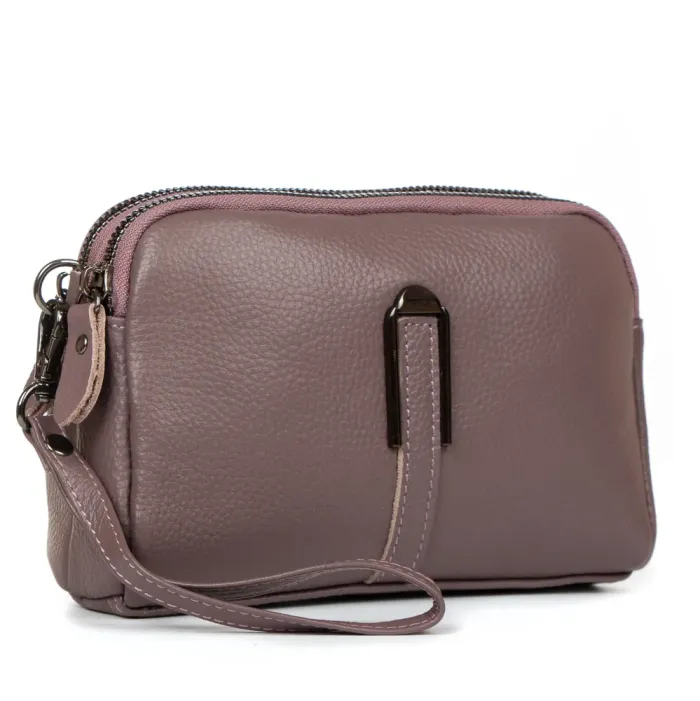 Косметичка кожа 6001-A pink