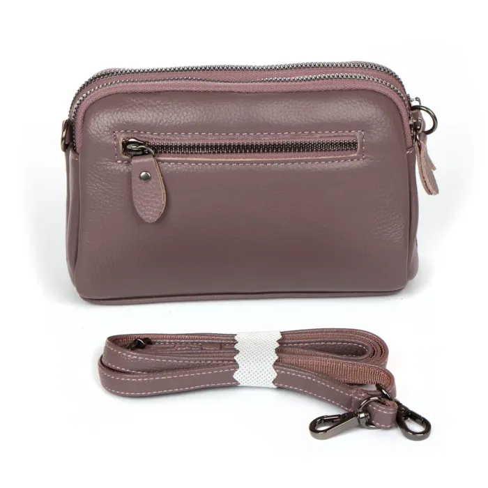 Косметичка кожа 6001-A pink